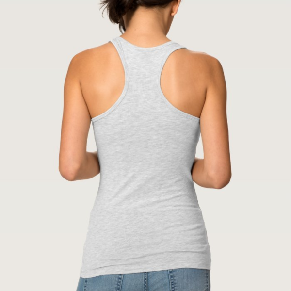 back of Passion Struck Branded Women's TANK TOP