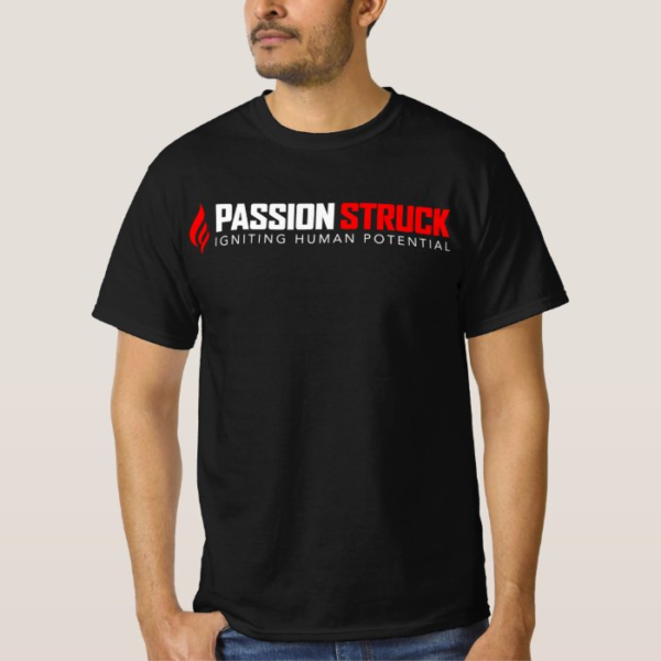 Close up Passion Struck Branded Black Basic T-Shirt