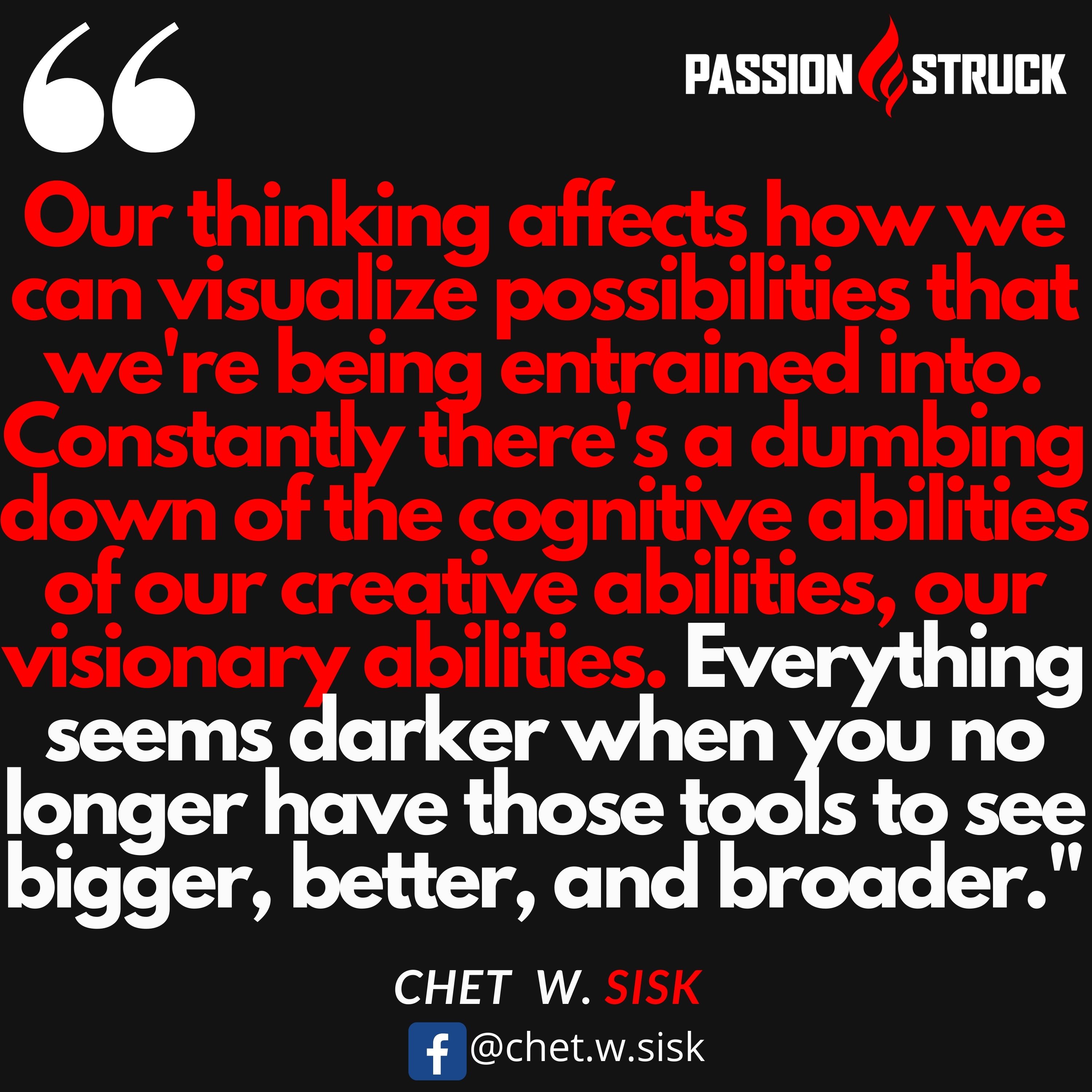 Futurist Chet W. Sisk quote on the future of society