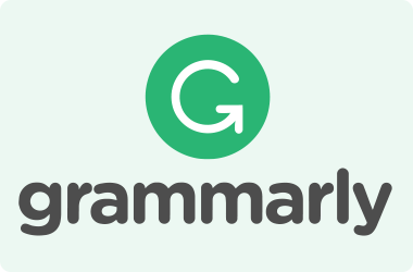 Grammarly logo for passion struck podcast sponsor