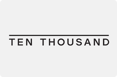 ten thousand logo for passion struck podcast sponsorship
