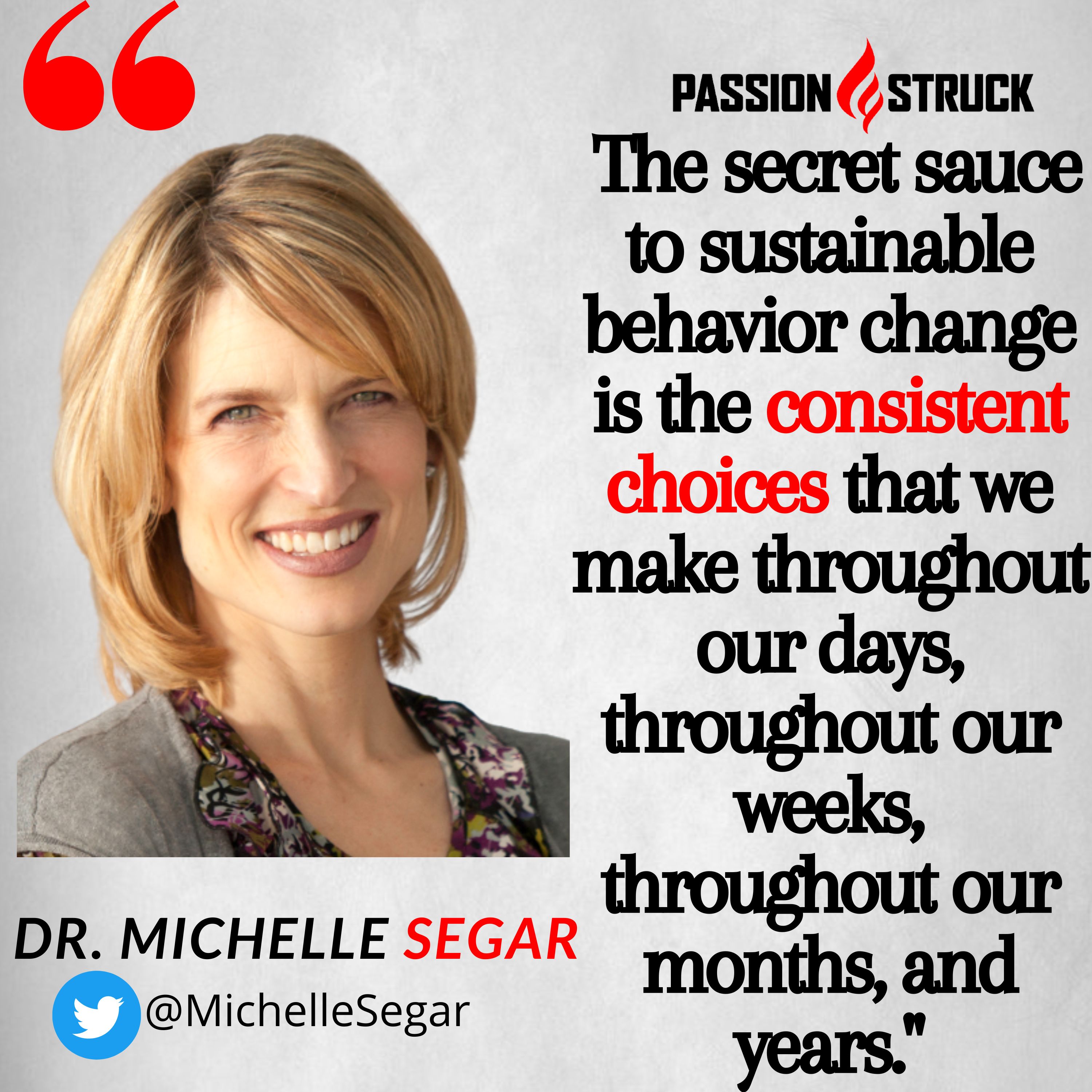 Quote by Michelle Segar about the Joy Choice and micro choices for passion struck.