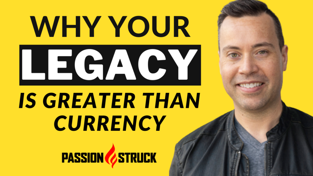 Passion Struck with John R. Miles thumbnail for episode 137 with Jordan Harbinger on the importance of legacy