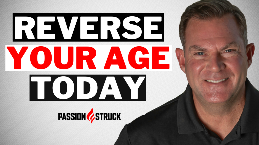 Passion Struck podcast thumbnail for episode 157 on reverse aging