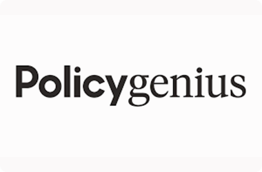 Policygenius logo for Passion Struck podcast sponsorship