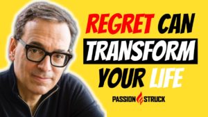 Passion Struck podcast thumbnail episode 197 with Daniel Pink on the power of regret