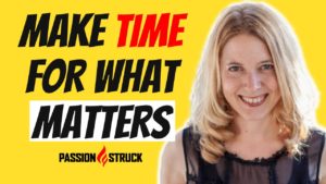 Passion Struck podcast thumbnail ep 200 with Laura Vanderkam
