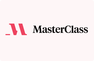 MasterClass logo for Passion Struck podcast sponsorship