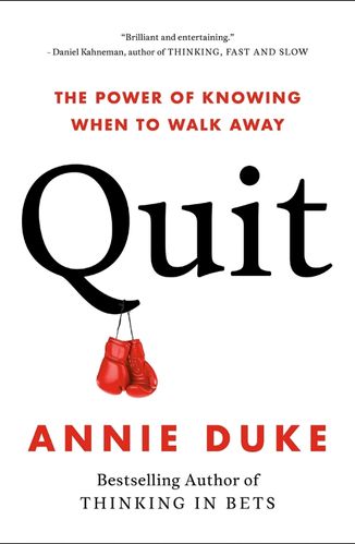 Quit by Annie Duke for Passion Struck podcast recommended books
