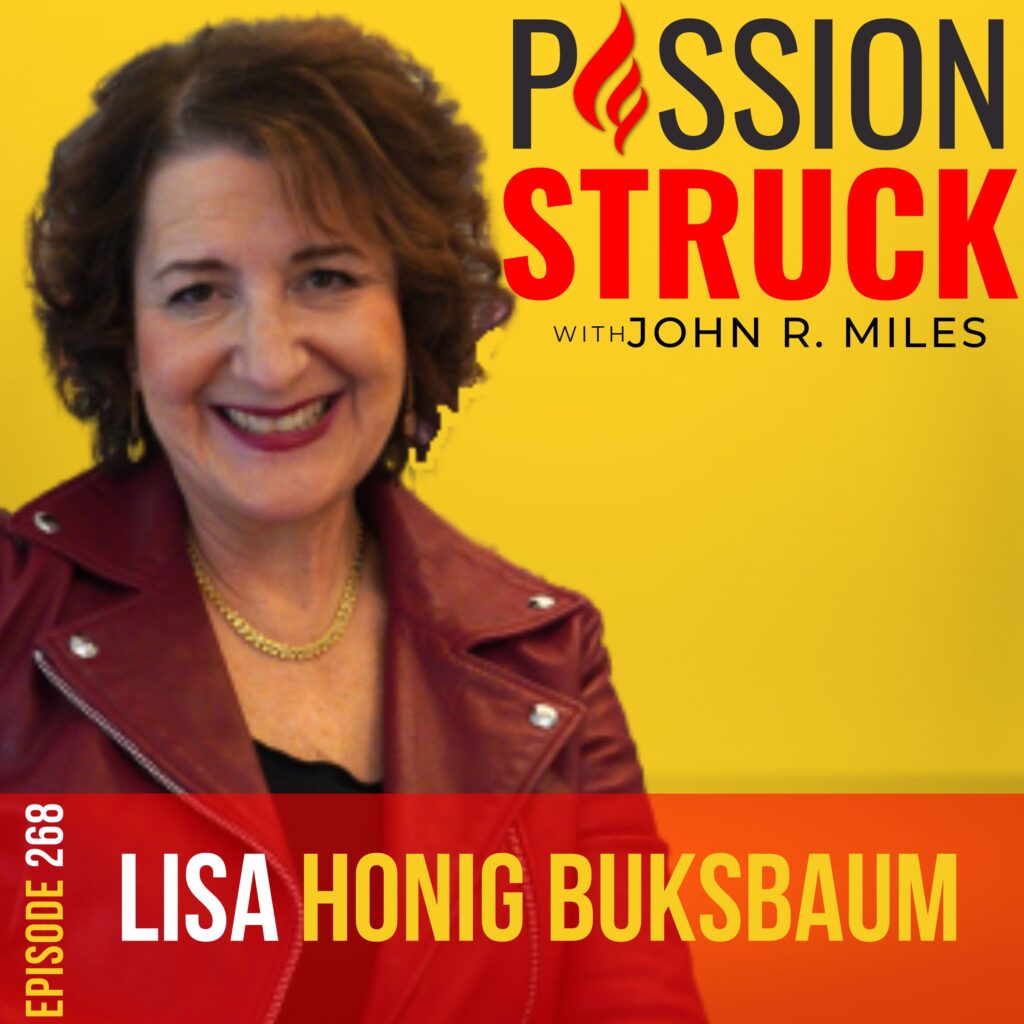 Lisa Honig Buksbaum album cover for the passion struck podcast episode 268