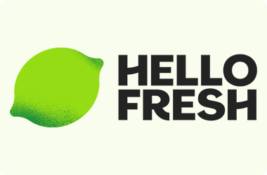 Hello Fresh logo for the Passion Struck sponsor list
