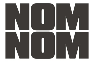 Nom Nom logo for the Passion Struck podcast advertisers.