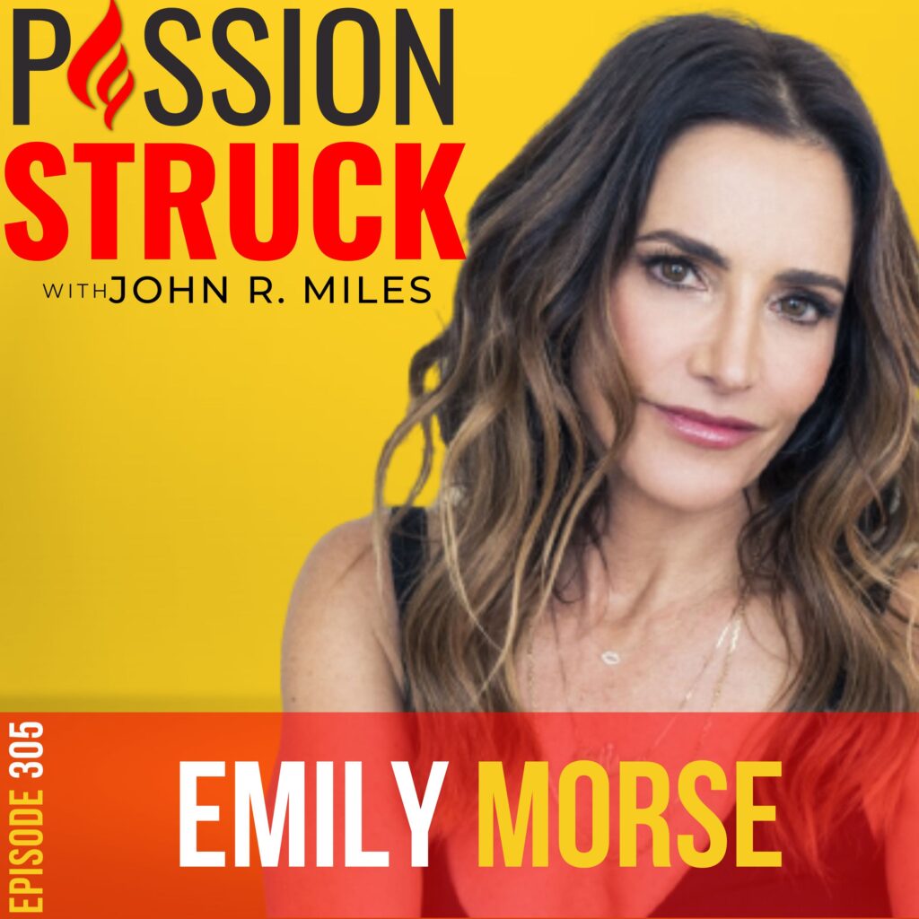 Passion Struck podcast album cover with Dr. Emily Morse episode 305 on the keys to boosting your sex IQ