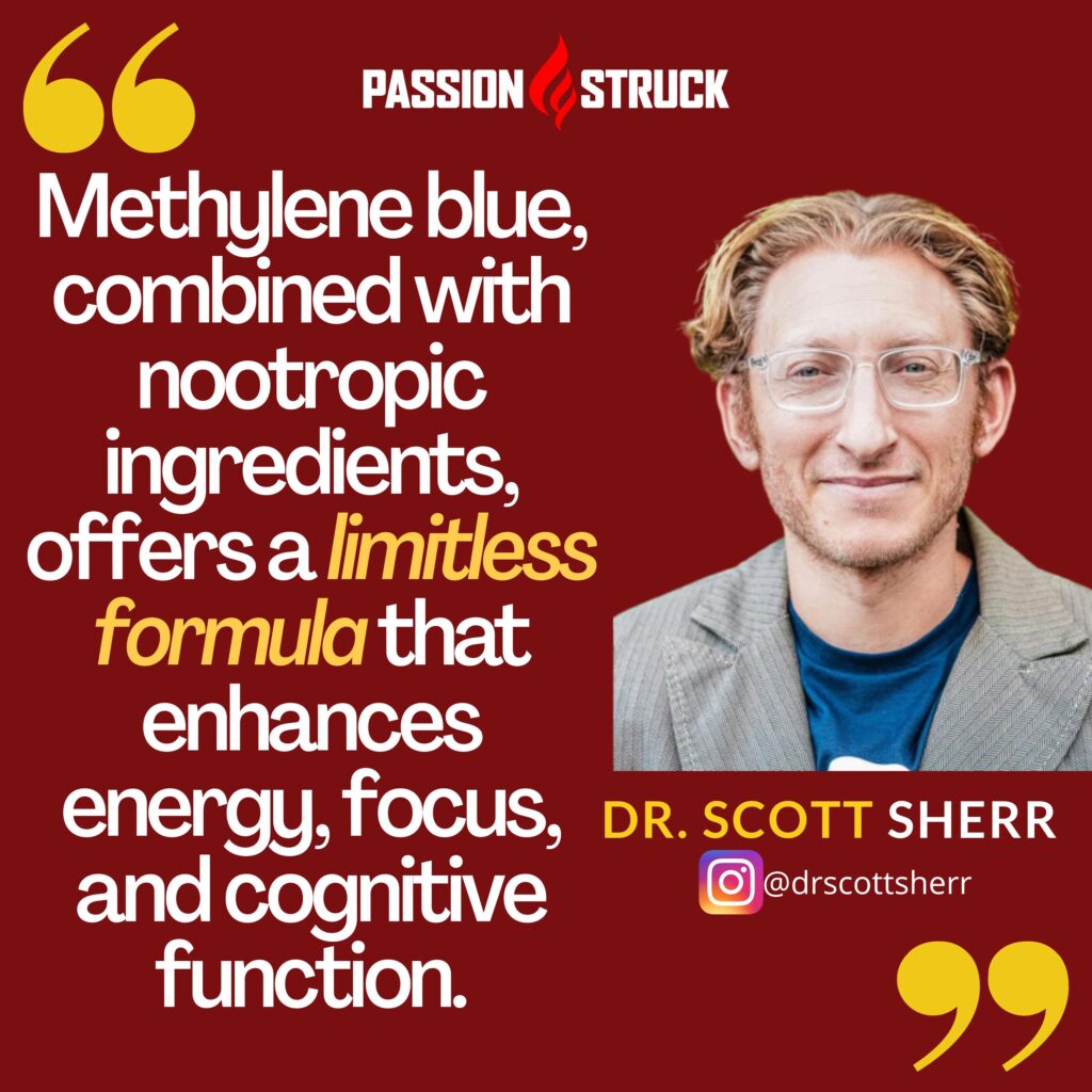 Scott Sherr quote on how to improve brain function using nootropics and methylene blue