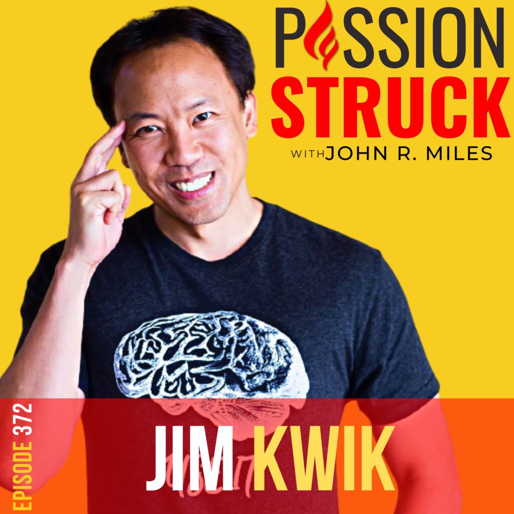 Passion Struck album cover with Jim Kwik episode 372 to discuss limitless expanded version