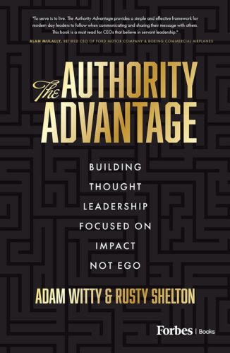 The Authority Advantage by Rusty Shelton for the Passion Struck recommended reading list