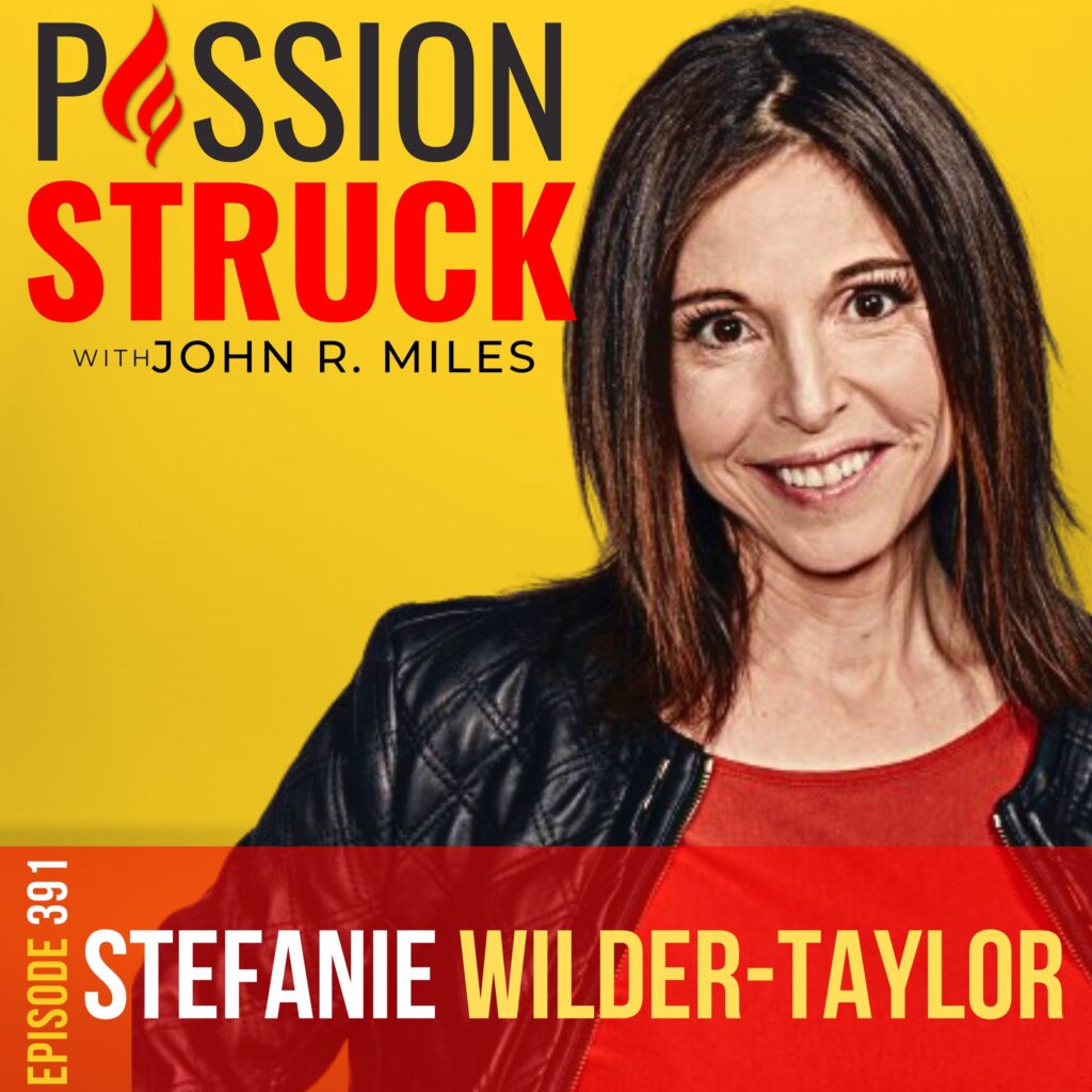 Passion Struck album cover with Stefanie Wilder-Taylor Episode about her memoir Drunk-ish The Journey of Loving and Leaving Alcohol