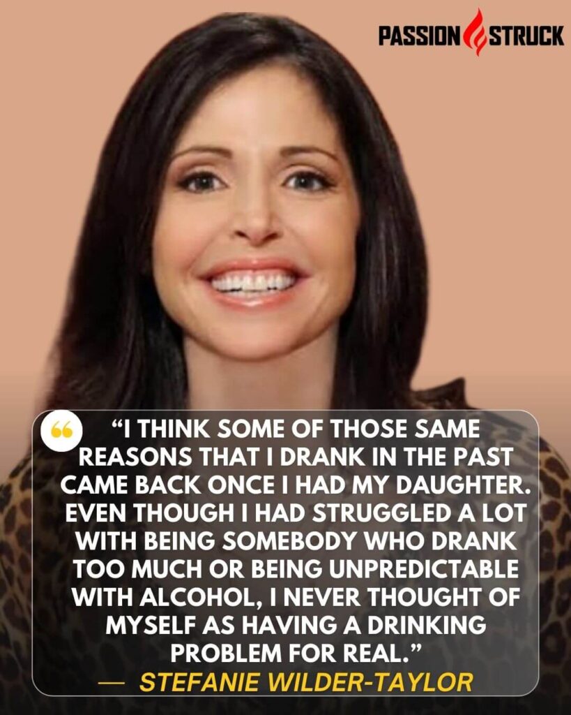 Quote by Stefanie Wilder-Taylor from episode 391 of Passion Struck “I think some of those same reasons that I drank in the past came back once I had my daughter. Even though I had struggled a lot with being somebody who drank too much or being unpredictable with alcohol, I never thought of myself as having a drinking problem for real.”