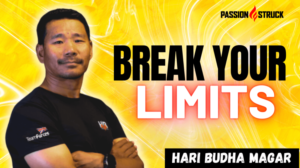 Youtube Thumbnail of Hari Budha Magar from his Passion Struck Podcast episode with John R. Miles