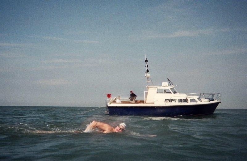 John Doolittle swimming the English Channel