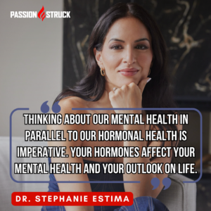 Motivational quote by Dr. Stephanie Estima said during the Passion Struck Podcast with John R. Miles