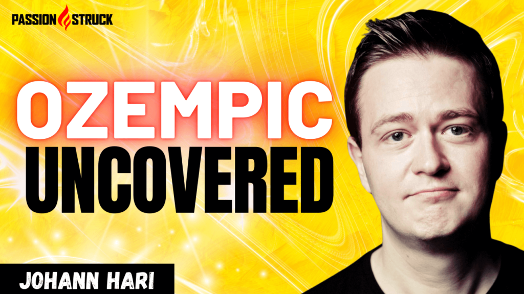 Youtube thumbnail of Johann Hari for the Passion Struck Podcast with John R. Miles