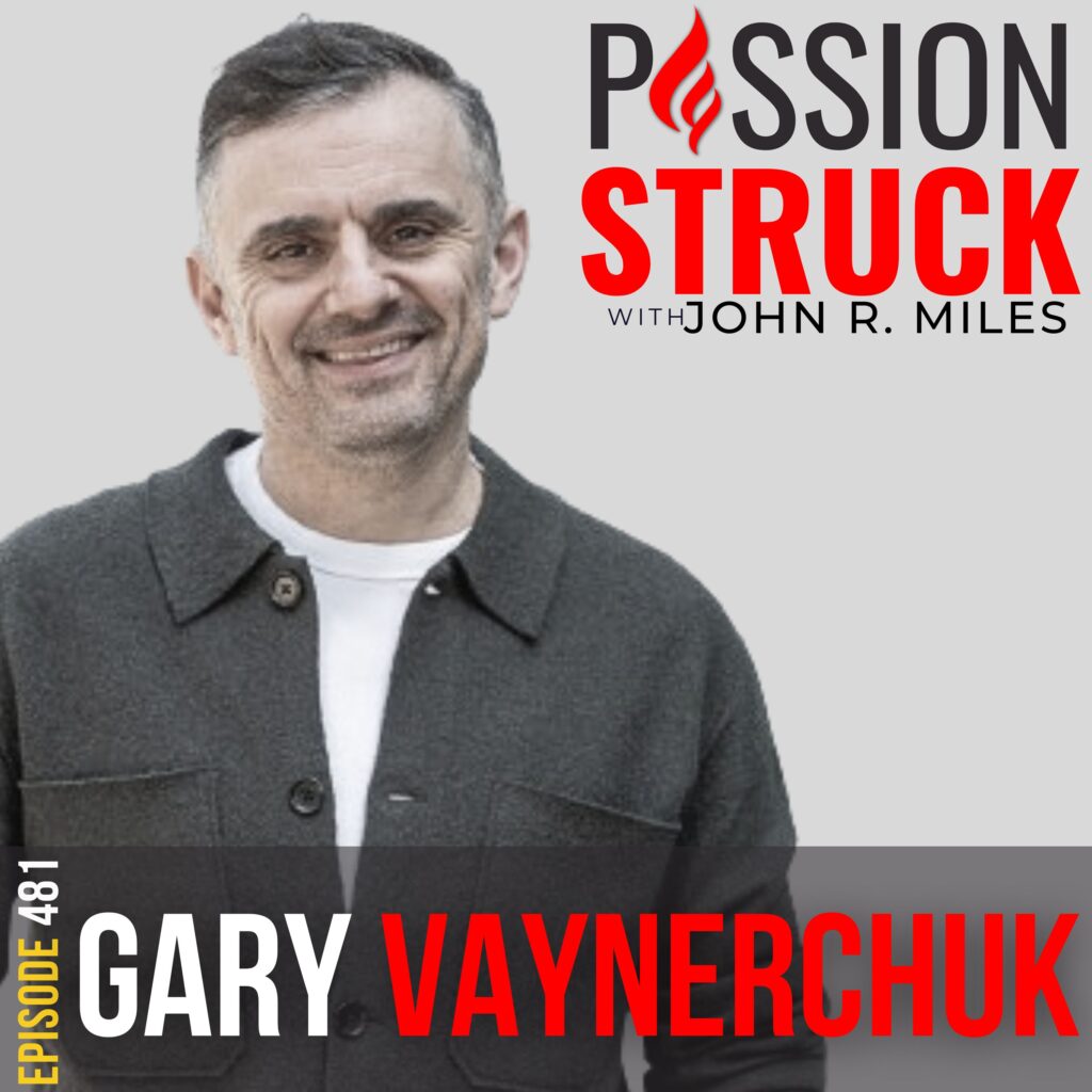 Passion Struck Podcast with Gary Vaynerchuk Episode 481-BW-1 on VeeFriends and his New Book 'Meet Me in the Middle'