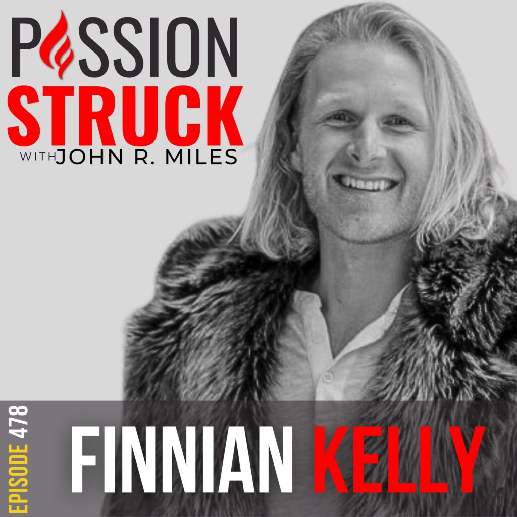 Passion Struck album cover with Finnian Kelly EP 478-BW1 on How You Recode Your Mind and Manifest You