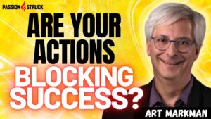 Youtube thumbnail of Art Markman for the passion struck podcast with John