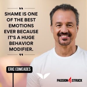 Thought-provoking quote said by Eric Edmeades during his second appearance on The Passion Struck Podcast with John R. Miles to discuss about how to gain control of our food habits