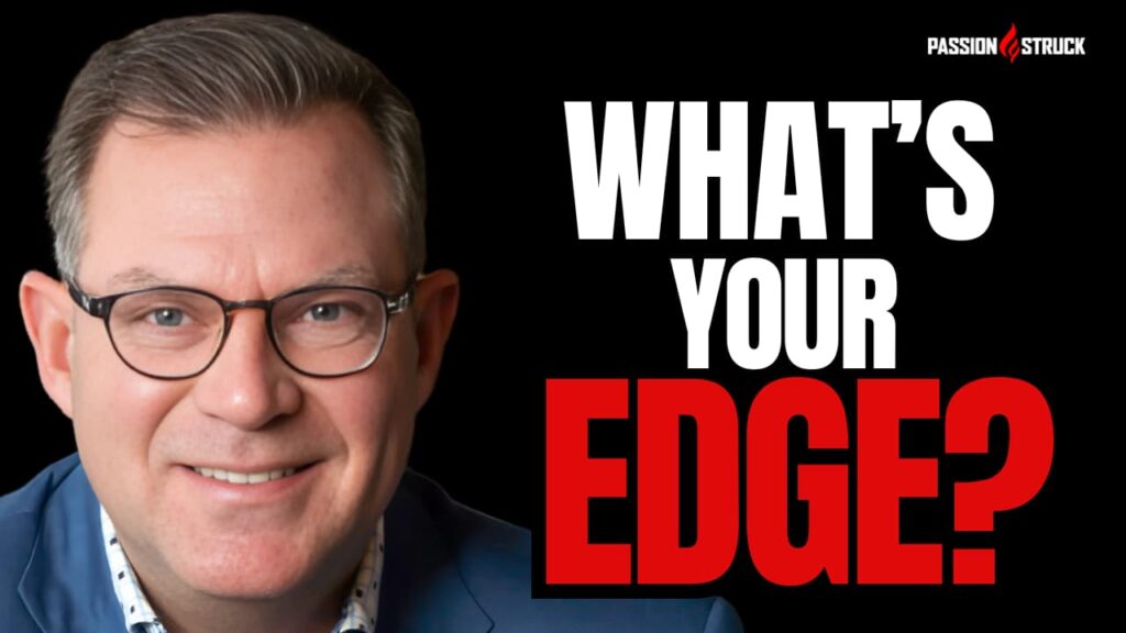 Youtube thumbnail of John R. Miles for the Passion Struck Podcast Momentum Friday episode 693 on Why Humanity Is Your Competitive Edge