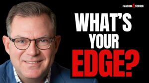 Youtube thumbnail of John R. Miles for the Passion Struck Podcast Momentum Friday episode 693 on Why Humanity Is Your Competitive Edge